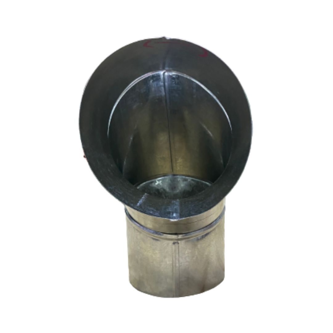 Codo para tubo galvanizado 10” en 90° - Imagen 2